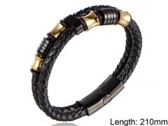 HY Wholesale Leather Jewelry Fashion Leather Bracelets-HY004B136