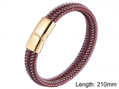 HY Wholesale Leather Jewelry Fashion Leather Bracelets-HY004B055