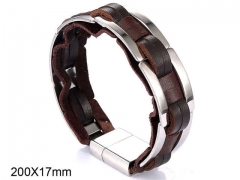 HY Wholesale Leather Jewelry Fashion Leather Bracelets-HY002B030
