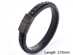 HY Wholesale Leather Jewelry Fashion Leather Bracelets-HY004B075