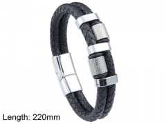 HY Wholesale Leather Jewelry Fashion Leather Bracelets-HY0114B200