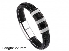 HY Wholesale Leather Jewelry Fashion Leather Bracelets-HY0114B197