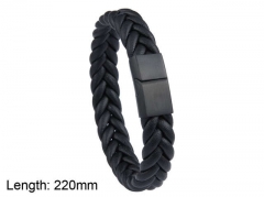 HY Wholesale Leather Jewelry Fashion Leather Bracelets-HY0114B204