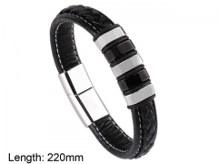 HY Wholesale Leather Jewelry Fashion Leather Bracelets-HY0114B196