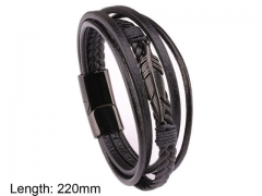 HY Wholesale Leather Jewelry Fashion Leather Bracelets-HY0114B184