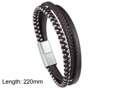 HY Wholesale Leather Jewelry Fashion Leather Bracelets-HY0114B191