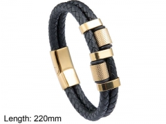HY Wholesale Leather Jewelry Fashion Leather Bracelets-HY0114B198