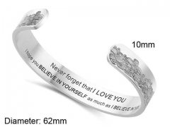 HY Wholesale Bangle Stainless Steel 316L Jewelry Bangle-HY0107B023