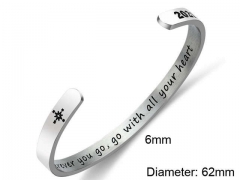 HY Wholesale Bangle Stainless Steel 316L Jewelry Bangle-HY0107B144