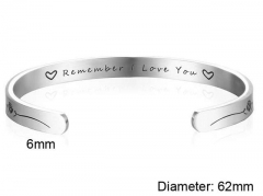 HY Wholesale Bangle Stainless Steel 316L Jewelry Bangle-HY0107B108