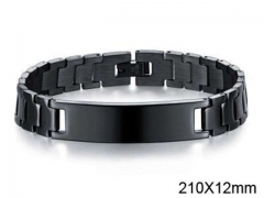 HY Wholesale Bracelets Jewelry 316L Stainless Steel Jewelry Bracelets-HY0110B001