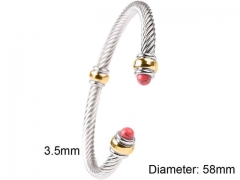 HY Wholesale Bangle Stainless Steel 316L Jewelry Bangle-HY0116B020