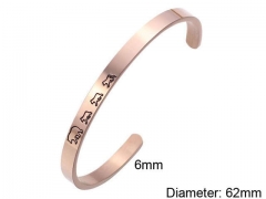 HY Wholesale Bangle Stainless Steel 316L Jewelry Bangle-HY0107B178