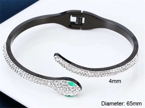 HY Wholesale Bangle Stainless Steel 316L Jewelry Bangle-HY0054B013