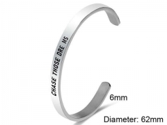 HY Wholesale Bangle Stainless Steel 316L Jewelry Bangle-HY0107B152