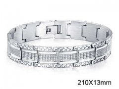 HY Wholesale Bracelets Jewelry 316L Stainless Steel Jewelry Bracelets-HY0110B092