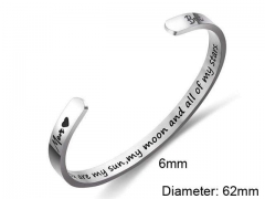 HY Wholesale Bangle Stainless Steel 316L Jewelry Bangle-HY0107B139