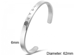 HY Wholesale Bangle Stainless Steel 316L Jewelry Bangle-HY0107B159