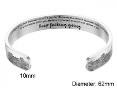 HY Wholesale Bangle Stainless Steel 316L Jewelry Bangle-HY0107B245