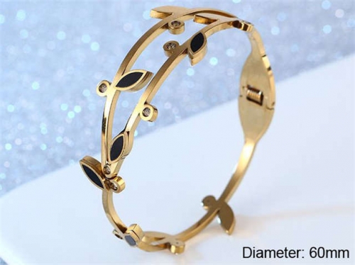 HY Wholesale Bangle Stainless Steel 316L Jewelry Bangle-HY0054B021