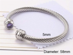 HY Wholesale Bangle Stainless Steel 316L Jewelry Bangle-HY0116B084