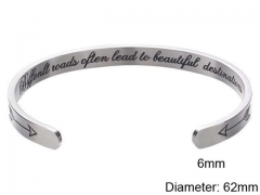 HY Wholesale Bangle Stainless Steel 316L Jewelry Bangle-HY0107B191