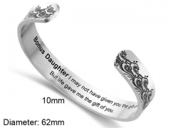 HY Wholesale Bangle Stainless Steel 316L Jewelry Bangle-HY0107B246