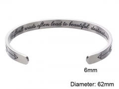 HY Wholesale Bangle Stainless Steel 316L Jewelry Bangle-HY0107B136
