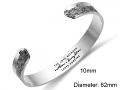 HY Wholesale Bangle Stainless Steel 316L Jewelry Bangle-HY0107B123