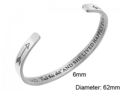 HY Wholesale Bangle Stainless Steel 316L Jewelry Bangle-HY0107B036