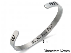 HY Wholesale Bangle Stainless Steel 316L Jewelry Bangle-HY0107B100
