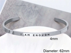 HY Wholesale Bangle Stainless Steel 316L Jewelry Bangle-HY0107B039