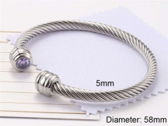 HY Wholesale Bangle Stainless Steel 316L Jewelry Bangle-HY0116B088