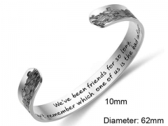 HY Wholesale Bangle Stainless Steel 316L Jewelry Bangle-HY0107B129