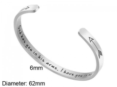 HY Wholesale Bangle Stainless Steel 316L Jewelry Bangle-HY0107B035