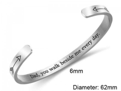 HY Wholesale Bangle Stainless Steel 316L Jewelry Bangle-HY0107B112