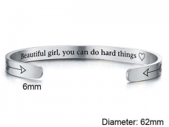 HY Wholesale Bangle Stainless Steel 316L Jewelry Bangle-HY0107B024