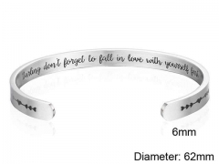 HY Wholesale Bangle Stainless Steel 316L Jewelry Bangle-HY0107B147