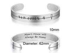 HY Wholesale Bangle Stainless Steel 316L Jewelry Bangle-HY0107B091