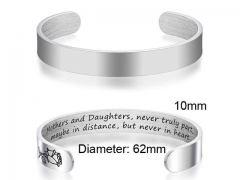 HY Wholesale Bangle Stainless Steel 316L Jewelry Bangle-HY0107B086