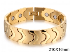 HY Wholesale Bracelets Jewelry 316L Stainless Steel Jewelry Bracelets-HY0110B055