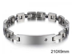 HY Wholesale Bracelets Jewelry 316L Stainless Steel Jewelry Bracelets-HY0110B211