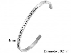 HY Wholesale Bangle Stainless Steel 316L Jewelry Bangle-HY0107B272