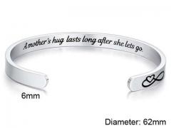 HY Wholesale Bangle Stainless Steel 316L Jewelry Bangle-HY0107B126