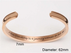 HY Wholesale Bangle Stainless Steel 316L Jewelry Bangle-HY0107B078