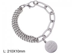 HY Wholesale Bracelets Jewelry 316L Stainless Steel Jewelry Bracelets-HY0109B001