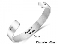 HY Wholesale Bangle Stainless Steel 316L Jewelry Bangle-HY0107B265