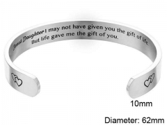 HY Wholesale Bangle Stainless Steel 316L Jewelry Bangle-HY0107B255