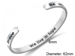 HY Wholesale Bangle Stainless Steel 316L Jewelry Bangle-HY0107B151