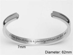 HY Wholesale Bangle Stainless Steel 316L Jewelry Bangle-HY0107B077